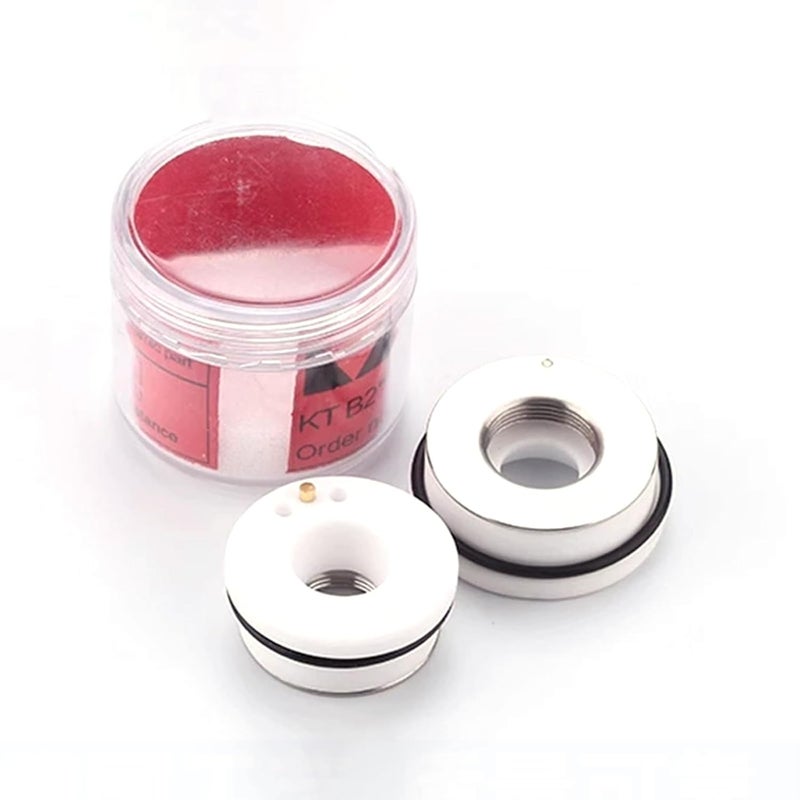 Mutochy Laser Ceramic Nozzle Rings, 28mm Diameter for WXS HANS Raytools Fiber Laser Cutting Machine Head D28mm(2pcs) - Image 1